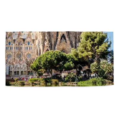 Ručník Barcelona Sagrada Familia - 50x100 cm