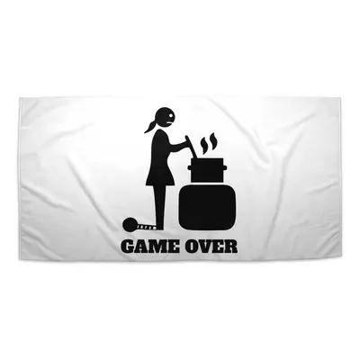 Ručník Game over 2 - 70x140 cm