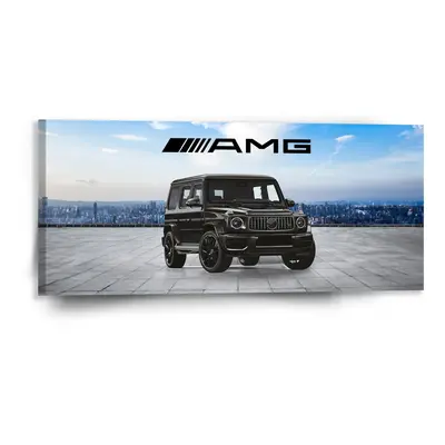 Obraz AMG auto - 110x50 cm