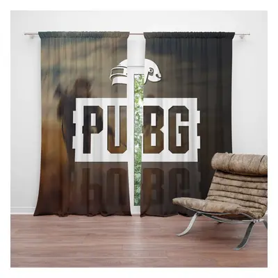 Závěs PUBG Vojáci: 2ks 140x250cm