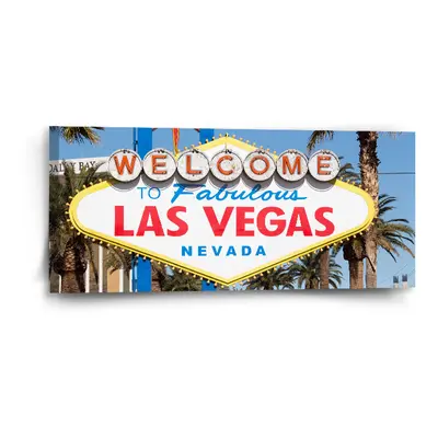 Obraz Welcome to Las Vegas - 110x50 cm