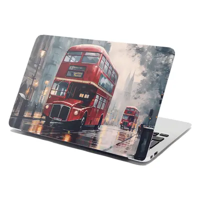 Samolepka na notebook Londýn Double-decker 2 - 38x26 cm