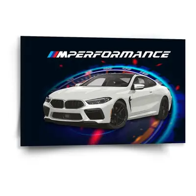 Obraz MPERFORMANCE Tachometr - 60x40 cm