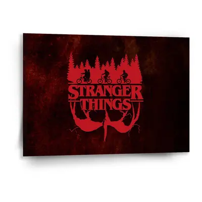 Obraz Stranger Things Red - 90x60 cm