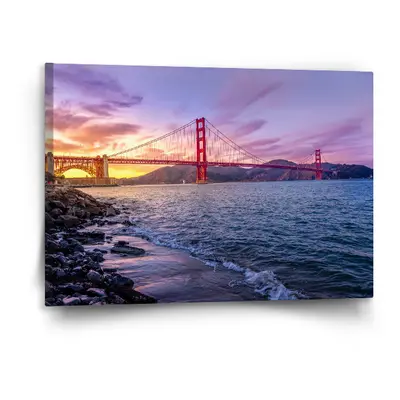 Obraz Golden Gate 5 - 120x80 cm