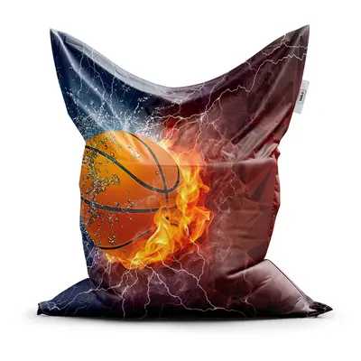 Sedací vak Classic Basketbalový míč - 200x140 cm