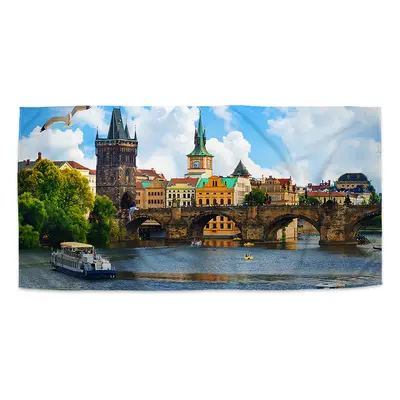 Ručník Praha Karlův most 2 - 70x140 cm