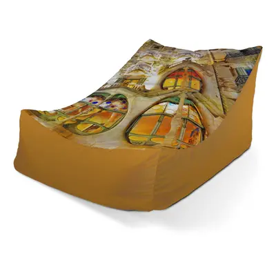 Sedací vak Lounge Barcelona Gaudi Casa Batllo 1 - 80 x 95 x 50 cm