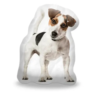 3D polštář ve tvaru Jack russell teriér