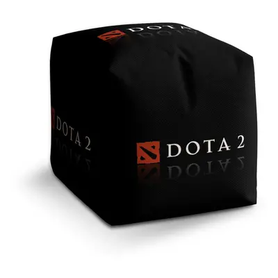 Taburet Cube DOTA 2 Černá: 40x40x40 cm