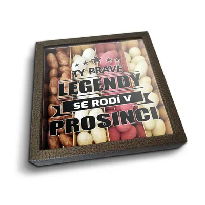 Mandle v čokoládě Ty pravé legendy se rodí v prosinci - 4x 80g