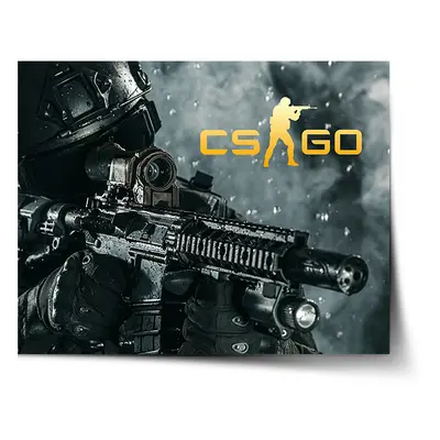 Plakát CS:GO Voják 1 - 120x80 cm