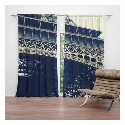 Závěs Eiffel Tower: 2ks 140x250cm