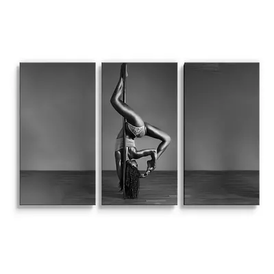 Obraz - 3-dílný Pole dancer - 120x80 cm