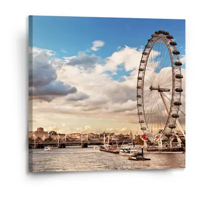 Obraz London eye - 110x110 cm