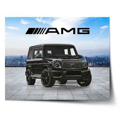 Plakát AMG auto - 60x40 cm