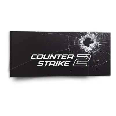 Obraz Counter Strike 2 Průstřel - 110x50 cm