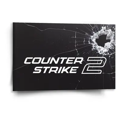 Obraz Counter Strike 2 Průstřel - 60x40 cm