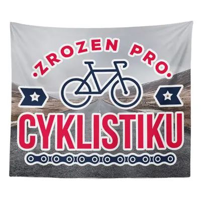 Deka Zrozen pro cyklistiku: 150x120 cm