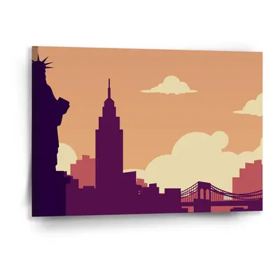 Obraz New York Socha svobody Art - 90x60 cm