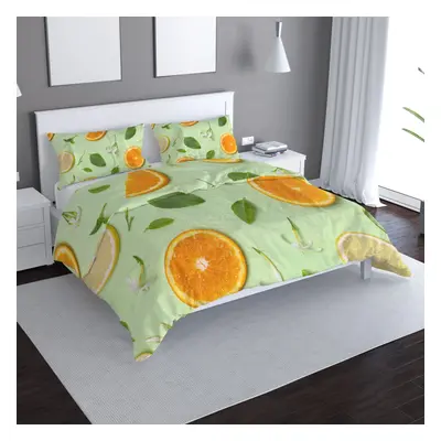 Povlečení Citrus a květ - 140x200 / 90x70