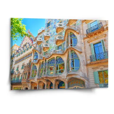 Obraz Barcelona Gaudi Casa Batllo 2 - 150x110 cm