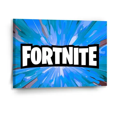 Obraz FORTNITE modrá - 90x60 cm