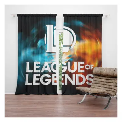 Závěs League of Legends Glow: 2ks 140x250cm