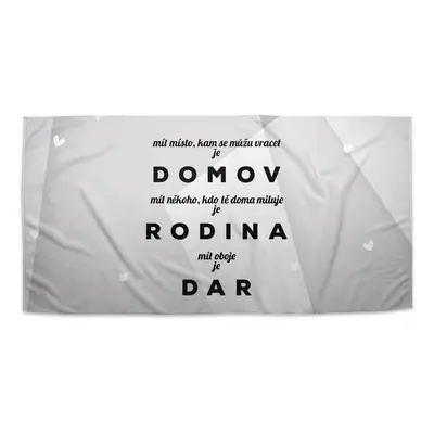 Ručník Domov 5 - 50x100 cm