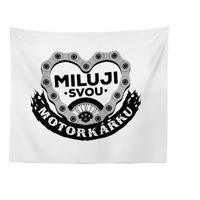 Deka Miluji svou motorkářku: 150x120 cm