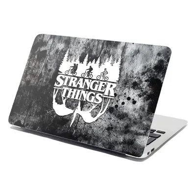 Samolepka na notebook Stranger Things White - 38x26 cm