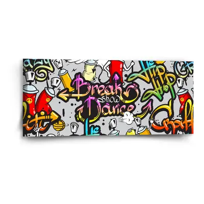 Obraz Graffiti - 110x50 cm