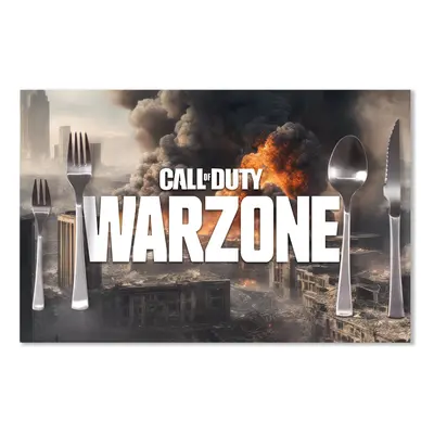 Prostírání Call of Duty Warzone - město: 40x30cm