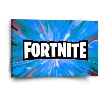 Obraz FORTNITE modrá - 60x40 cm