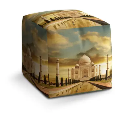 Taburet Cube Taj Mahal: 40x40x40 cm