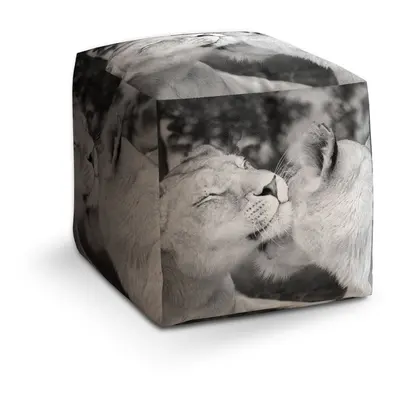 Taburet Cube Lvice: 40x40x40 cm