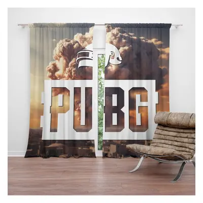 Závěs PUBG Exploze 2: 2ks 140x250cm