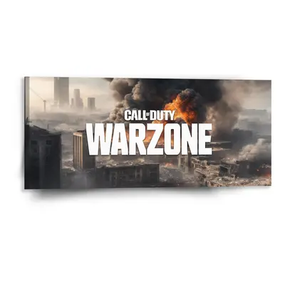 Obraz Call of Duty Warzone - město - 110x50 cm