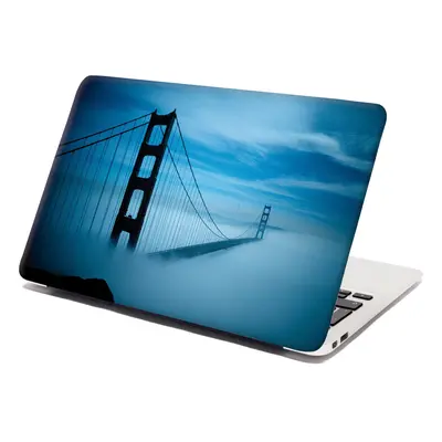 Samolepka na notebook Golden Gate 3 - 38x26 cm