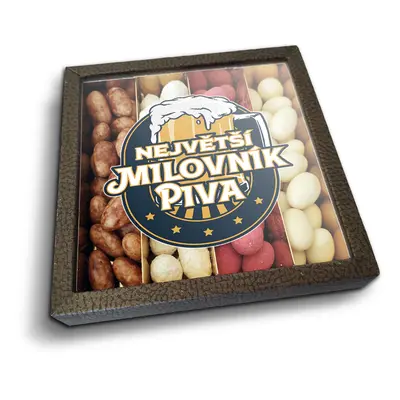 Mandle v čokoládě Největší milovník piva - 4x 80g