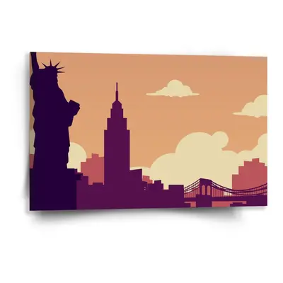 Obraz New York Socha svobody Art - 60x40 cm