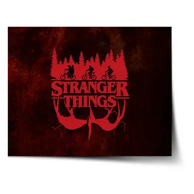 Plakát Stranger Things Red - 90x60 cm