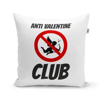 Polštář Anti Valentine Club: 40x40 cm