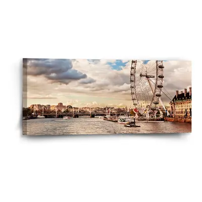 Obraz London eye - 110x50 cm