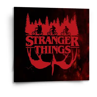 Obraz Stranger Things Red - 50x50 cm