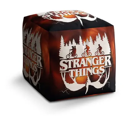 Taburet Cube Stranger Things Glow: 40x40x40 cm