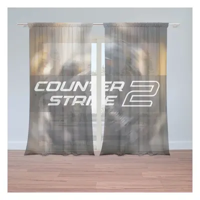 Záclony Counter Strike 2 Voják: 2ks 150x250cm