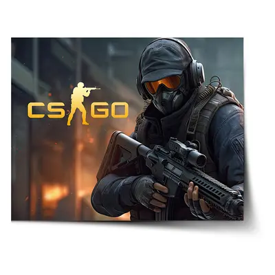 Plakát CS:GO Voják 2 - 90x60 cm