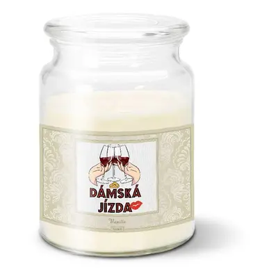 Svíčka Dámská jízda - 500 g