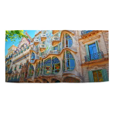 Ručník Barcelona Gaudi Casa Batllo 2 - 30x50 cm